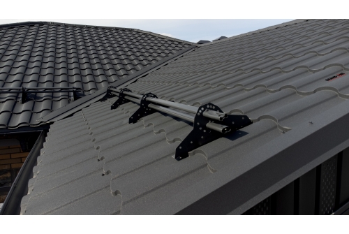 Металлочерепица "Кредо" ("Kredo") v01 0,5 Satin Matt TX RAL 7024 мокрый асфальт ПрофЛайн, купить Металлочерепица "Кредо" ("Kredo") v01 0,5 Satin Matt TX RAL 7024 мокрый асфальт в ПрофЛайн