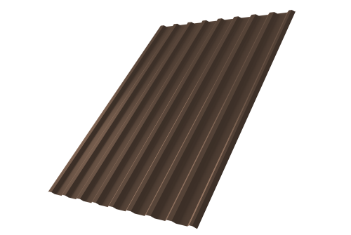Профнастил С20R Grand Line 0,45 PE RAL 8017 шоколад Профлайн