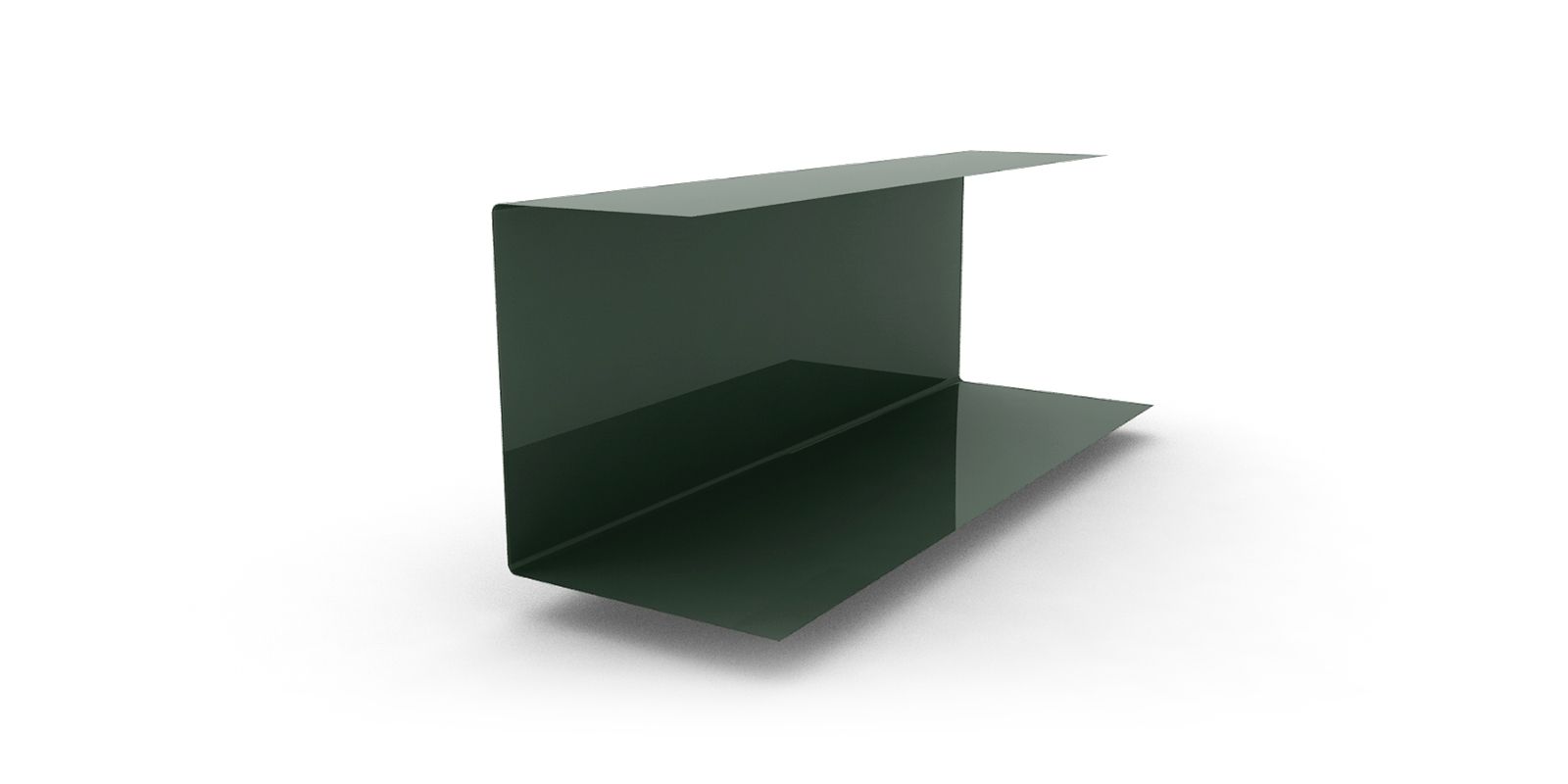 Планка (правая/левая) кассетная с покрытием GreenCoat® Pural®, толщина 0,50 мм, цвет RR 11 ПрофЛайн, купить Планка (правая/левая) кассетная с покрытием GreenCoat® Pural®, толщина 0,50 мм, цвет RR 11 в ПрофЛайн