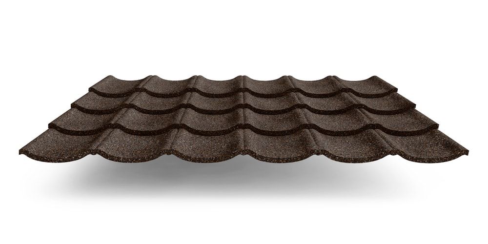 Композитная черепица Metrotile MetroBond, цвет айрон-барк ПрофЛайн, купить Композитная черепица Metrotile MetroBond, цвет айрон-барк в ПрофЛайн