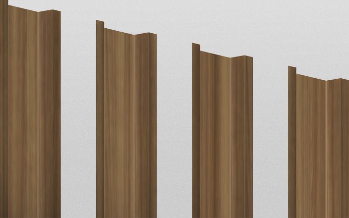 Штакетник металлический П-образный, цвет кедр, длина 1,8 м, ширина 94 мм, односторонняя окраска ПрофЛайн, купить Штакетник металлический П-образный, цвет кедр, длина 1,8 м, ширина 94 мм, односторонняя окраска в ПрофЛайн