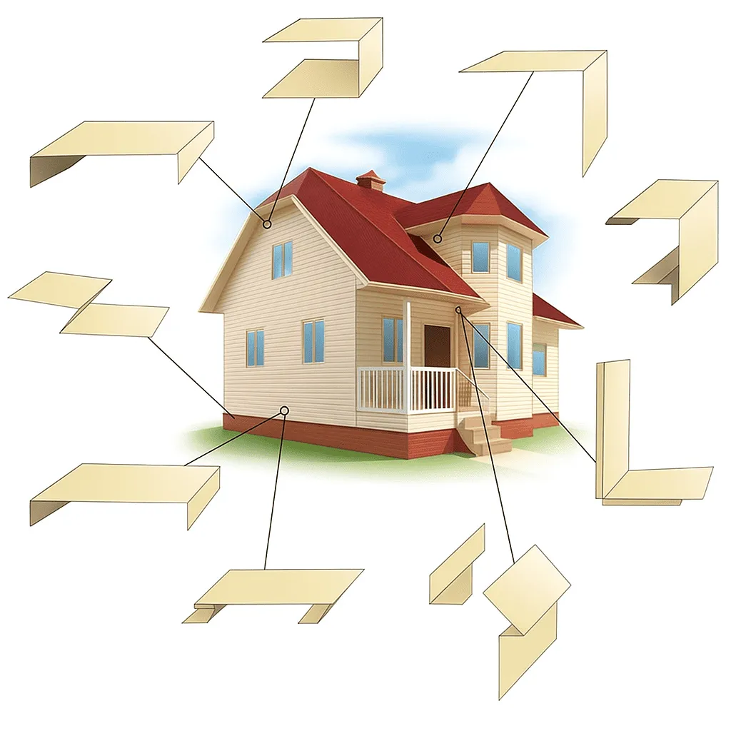 Доборные элементы для металлического сайдинга