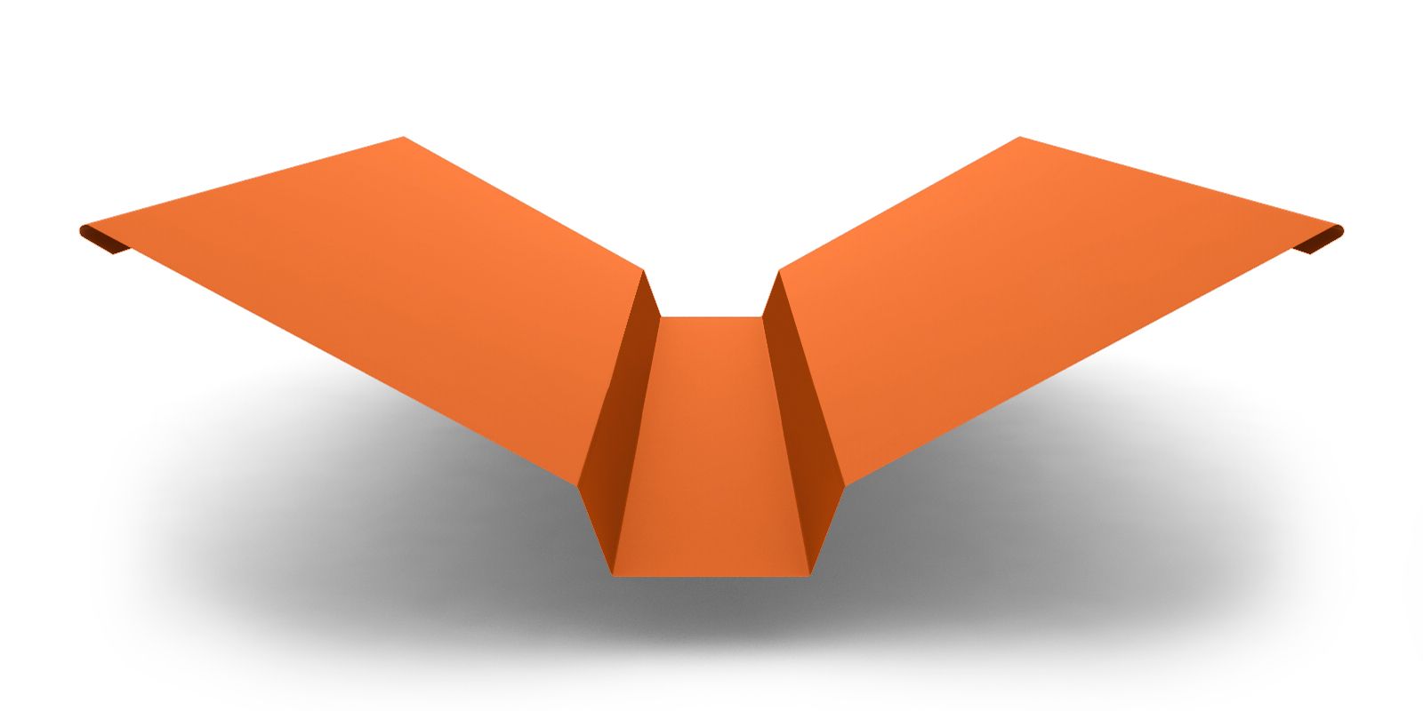 Накладка ендовы с покрытием Полиэстер, толщина 0,40 мм, цвет RAL 2004 ПрофЛайн, купить Накладка ендовы с покрытием Полиэстер, толщина 0,40 мм, цвет RAL 2004 в ПрофЛайн