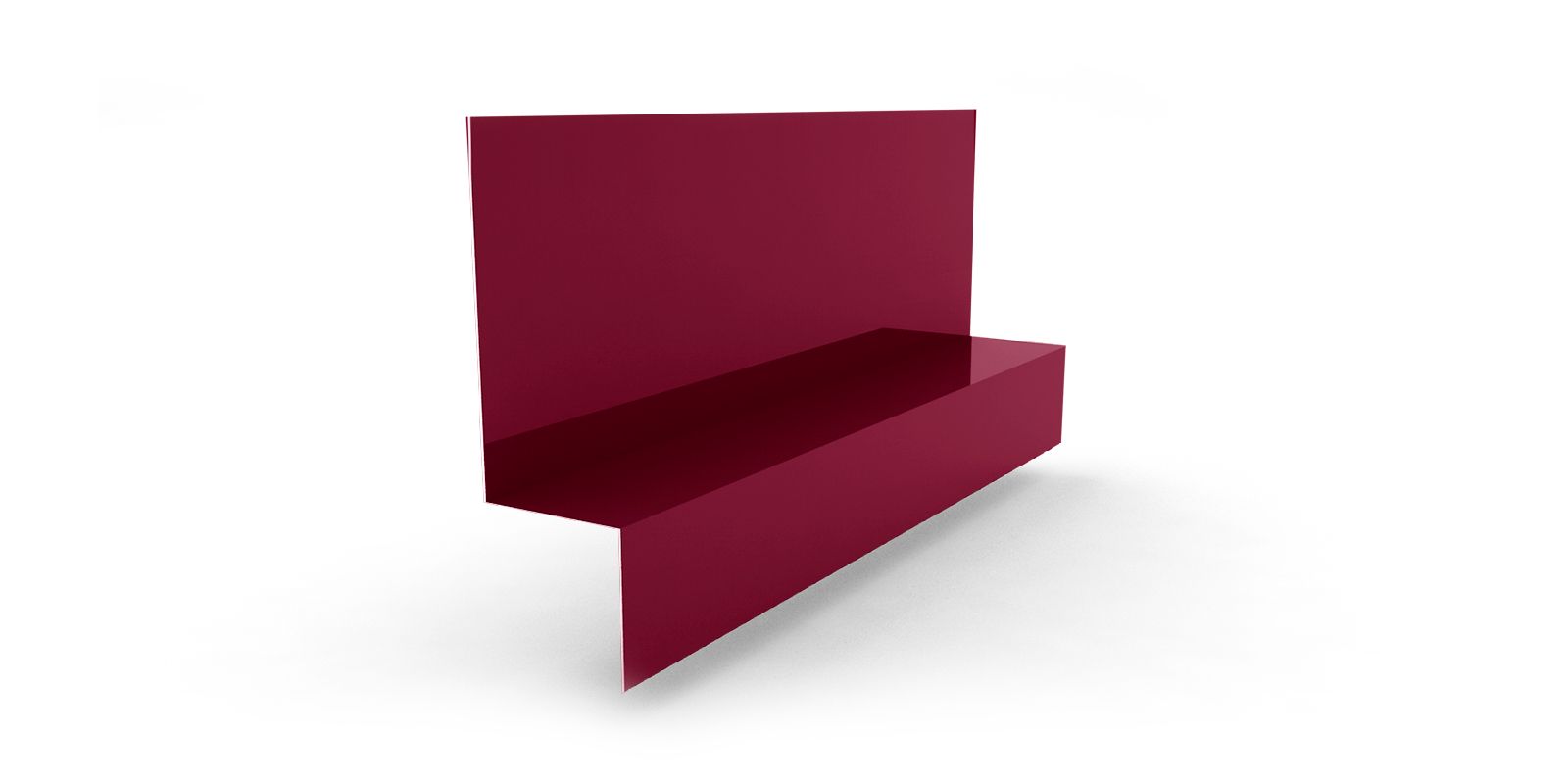 Планка начальная кассетная с покрытием Полиэстер, цвет RAL 3005 ПрофЛайн, купить Планка начальная кассетная с покрытием Полиэстер, цвет RAL 3005 в ПрофЛайн