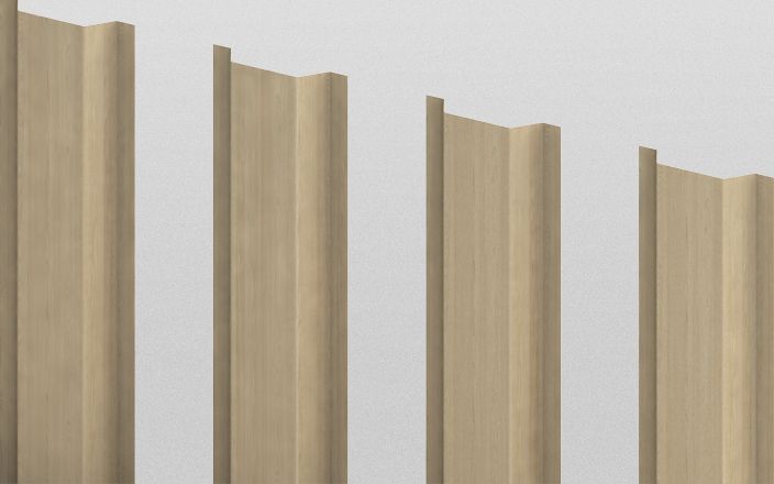 Штакетник металлический П-образный, цвет сосна, длина 1,6 м, ширина 94 мм, односторонняя окраска ПрофЛайн, купить Штакетник металлический П-образный, цвет сосна, длина 1,6 м, ширина 94 мм, односторонняя окраска в ПрофЛайн