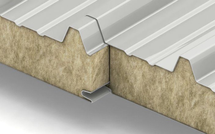 Кровельные сэндвич-панели с наполнителем из минеральной ваты толщиной 180 мм, цвет RAL 7035, ГОСТ 32603-2021 ПрофЛайн, купить Кровельные сэндвич-панели с наполнителем из минеральной ваты толщиной 180 мм, цвет RAL 7035, ГОСТ 32603-2021 в ПрофЛайн