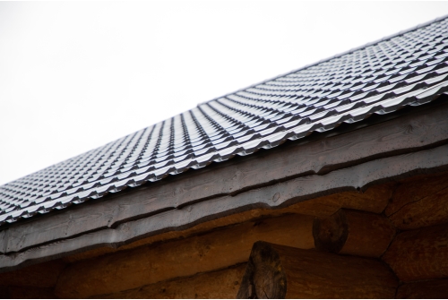 Металлочерепица "Квинта плюс" ("Kvinta plus") 0,5 Satin RAL 7024 мокрый асфальт ПрофЛайн, купить Металлочерепица "Квинта плюс" ("Kvinta plus") 0,5 Satin RAL 7024 мокрый асфальт в ПрофЛайн