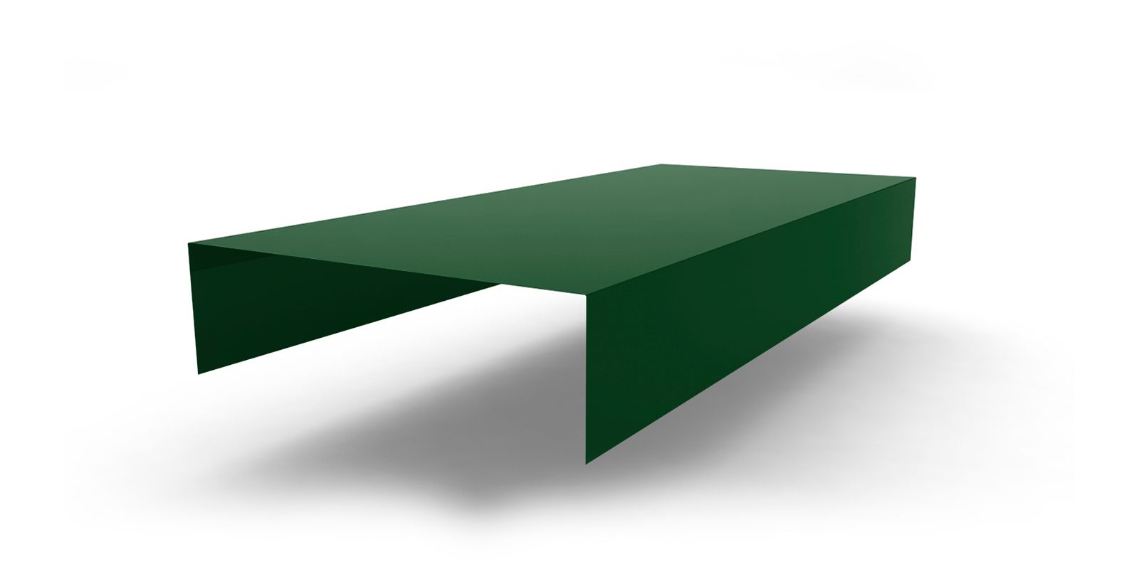 Планка заделки торца сэндвич-панелей с покрытием Полиэстер, цвет RAL 6029 ПрофЛайн, купить Планка заделки торца сэндвич-панелей с покрытием Полиэстер, цвет RAL 6029 в ПрофЛайн