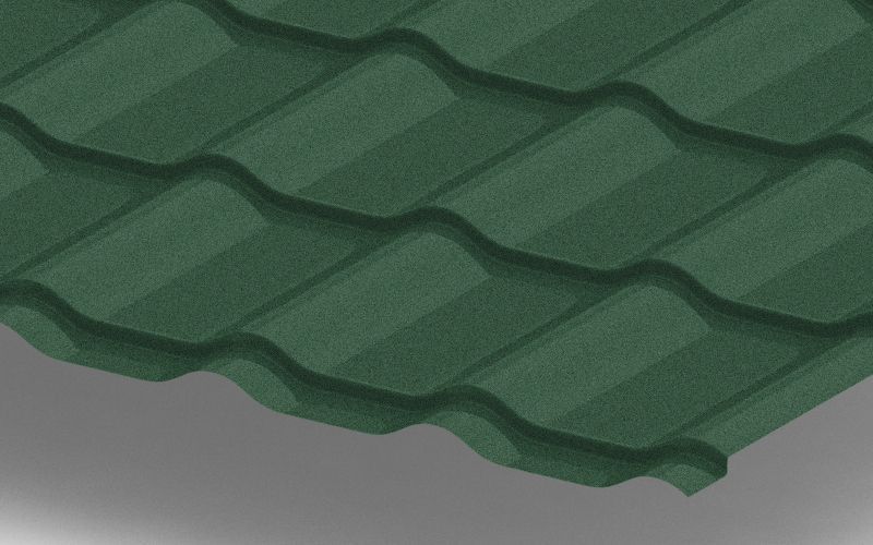 Металлочерепица Макси с покрытием VikingMP®, 0,45 мм, цвет RAL 6005 ПрофЛайн, купить Металлочерепица Макси с покрытием VikingMP®, 0,45 мм, цвет RAL 6005 в ПрофЛайн Металлочерепица Макси с покрытием VikingMP®, 0,45 мм, цвет RAL 6005 ПрофЛайн, купить Металлочерепица Макси с покрытием VikingMP®, 0,45 мм, цвет RAL 6005 в ПрофЛайн