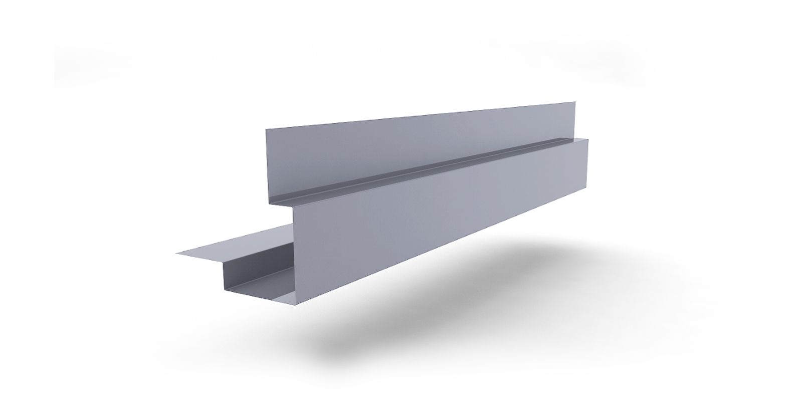 Планка угла наружного линеарного 75х75х3000 с покрытием PVDF, цвет RAL 9006 ПрофЛайн, купить Планка угла наружного линеарного 75х75х3000 с покрытием PVDF, цвет RAL 9006 в ПрофЛайн