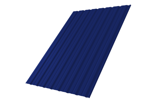 Профнастил С10R Grand Line 0,45 PE RAL 5002 ультрамариново-синий Профлайн