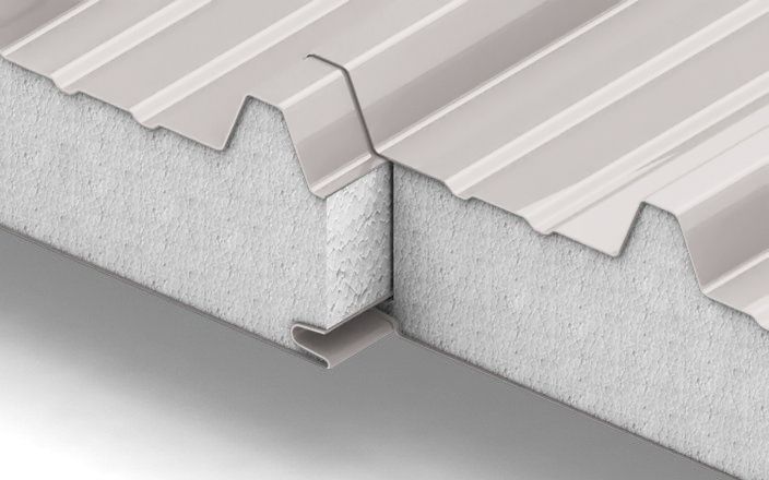 Кровельные сэндвич-панели с наполнителем из пенополистирола толщиной 250 мм, цвет RAL 7047 ПрофЛайн, купить Кровельные сэндвич-панели с наполнителем из пенополистирола толщиной 250 мм, цвет RAL 7047 в ПрофЛайн