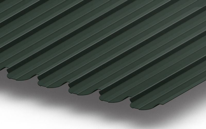 Профнастил С10 фигурный с покрытием GreenCoat® Pural Matt® 0,5 мм, RR 11 Профлайн Профнастил С10 фигурный с покрытием GreenCoat® Pural Matt® 0,5 мм, RR 11 Профлайн
