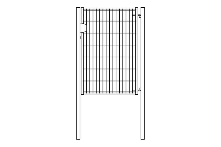 Калитка Light без замка 1,73х1 RAL 6005 ПрофЛайн, купить Калитка Light без замка 1,73х1 RAL 6005 в ПрофЛайн
