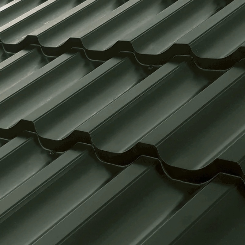 Металлочерепица Металл-Профиль Трамонтана-SL 0,5 VikingMP® E RAL 6005 Зеленый мох ПрофЛайн, купить Металлочерепица Металл-Профиль Трамонтана-SL 0,5 VikingMP® E RAL 6005 Зеленый мох в ПрофЛайн