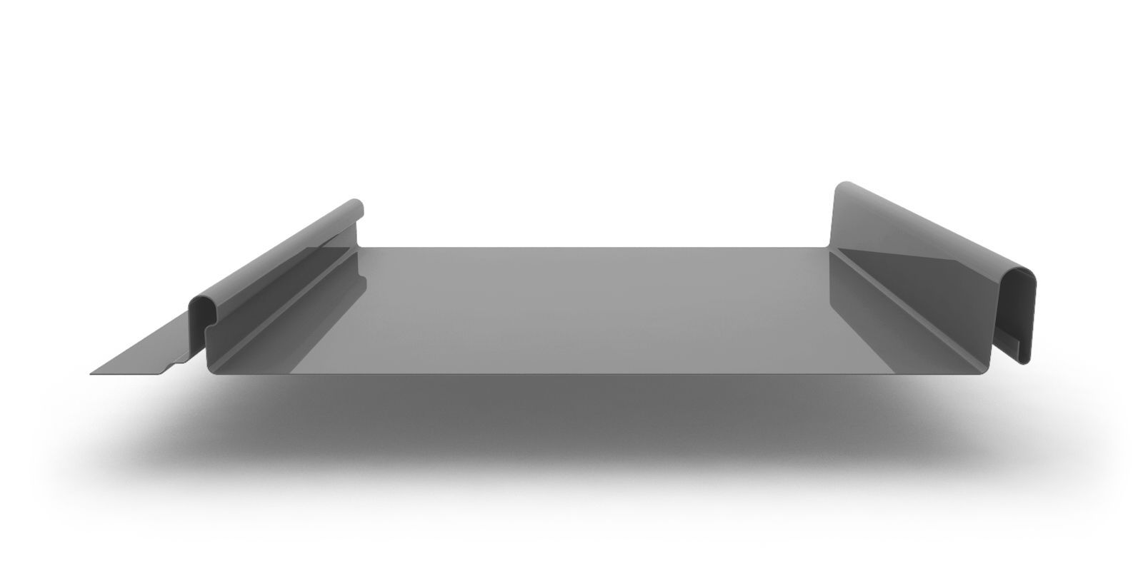 Кликфальц Mini с покрытием Полиэстер, толщина 0,70 мм, цвет RAL 7004 ПрофЛайн, купить Кликфальц Mini с покрытием Полиэстер, толщина 0,70 мм, цвет RAL 7004 в ПрофЛайн