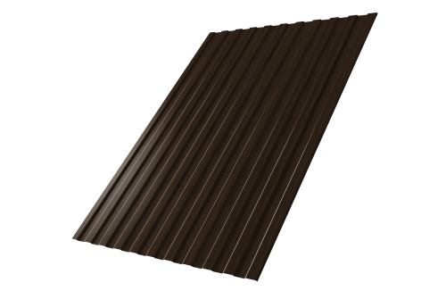 Профнастил С8A v03 Grand Line 0,45 Print Elite Coffee Wood TwinColor Профлайн