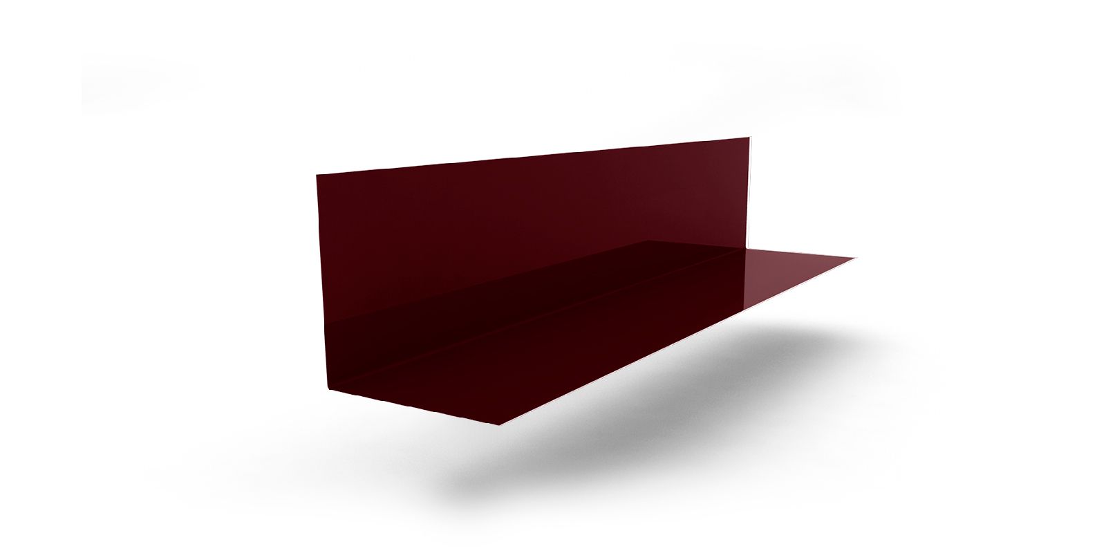 Планка угла внутреннего линеарного 78х78х3000 с покрытием GreenCoat® Pural®, цвет RR 29 ПрофЛайн, купить Планка угла внутреннего линеарного 78х78х3000 с покрытием GreenCoat® Pural®, цвет RR 29 в ПрофЛайн