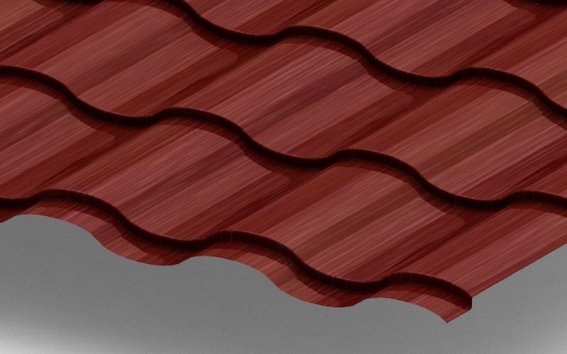 Металлочерепица Kredo с покрытием Colority® Print, 0,45 мм, цвет бразильская вишня ПрофЛайн, купить Металлочерепица Kredo с покрытием Colority® Print, 0,45 мм, цвет бразильская вишня в ПрофЛайн Металлочерепица Kredo с покрытием Colority® Print, 0,45 мм, цвет бразильская вишня ПрофЛайн, купить Металлочерепица Kredo с покрытием Colority® Print, 0,45 мм, цвет бразильская вишня в ПрофЛайн