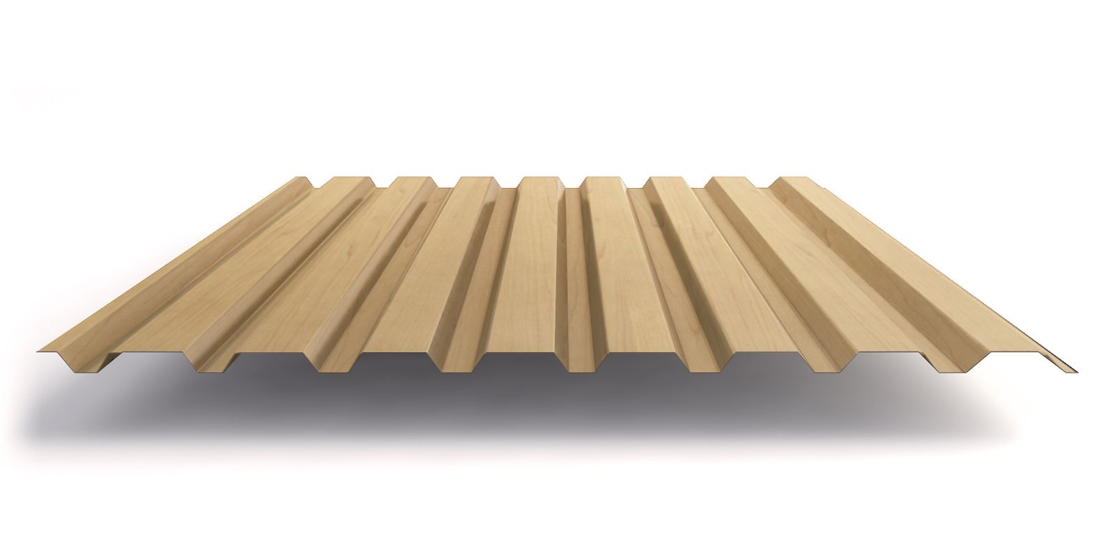 Профнастил МП20 с покрытием ECOSTEEL® 0,5 мм, клён Профлайн Профнастил МП20 с покрытием ECOSTEEL® 0,5 мм, клён Профлайн