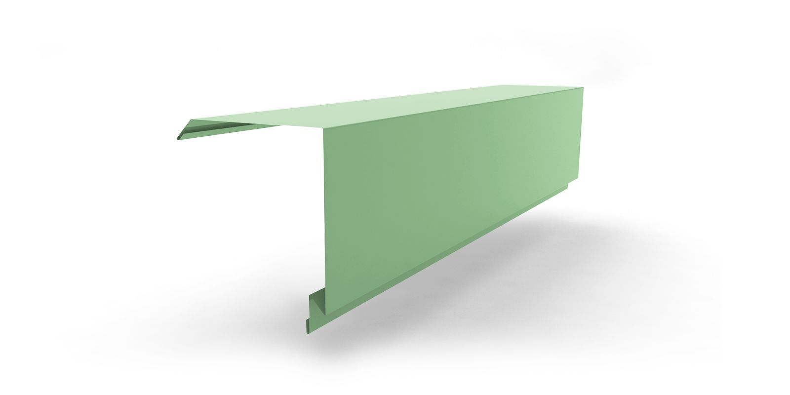 Планка торцевая для сэндвич-панелей с покрытием Полиэстер, цвет RAL 6019 ПрофЛайн, купить Планка торцевая для сэндвич-панелей с покрытием Полиэстер, цвет RAL 6019 в ПрофЛайн