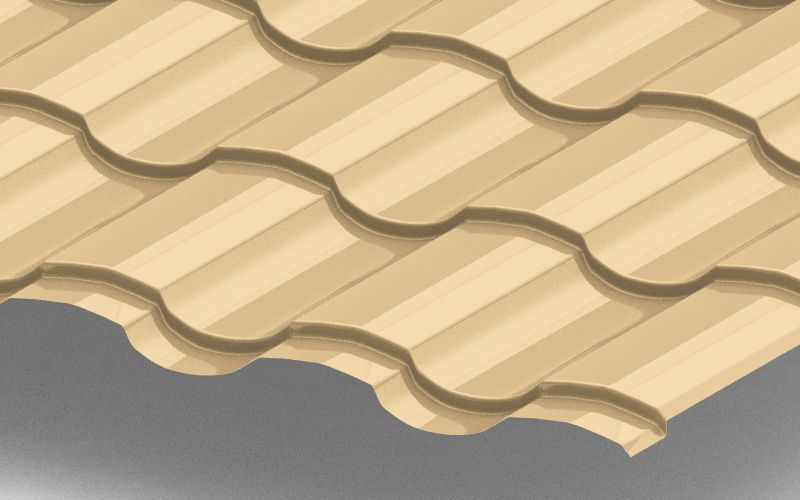 Металлочерепица Монтекристо с покрытием NormanMP®, толщина 0,50 мм, цвет RAL 1014 ПрофЛайн, купить Металлочерепица Монтекристо с покрытием NormanMP®, толщина 0,50 мм, цвет RAL 1014 в ПрофЛайн Металлочерепица Монтекристо с покрытием NormanMP®, толщина 0,50 мм, цвет RAL 1014 ПрофЛайн, купить Металлочерепица Монтекристо с покрытием NormanMP®, толщина 0,50 мм, цвет RAL 1014 в ПрофЛайн