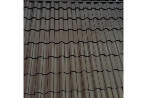 Металлочерепица "Кредо" ("Kredo") v01 0,5 Atlas X RAL 8017 шоколад ПрофЛайн, купить Металлочерепица "Кредо" ("Kredo") v01 0,5 Atlas X RAL 8017 шоколад в ПрофЛайн