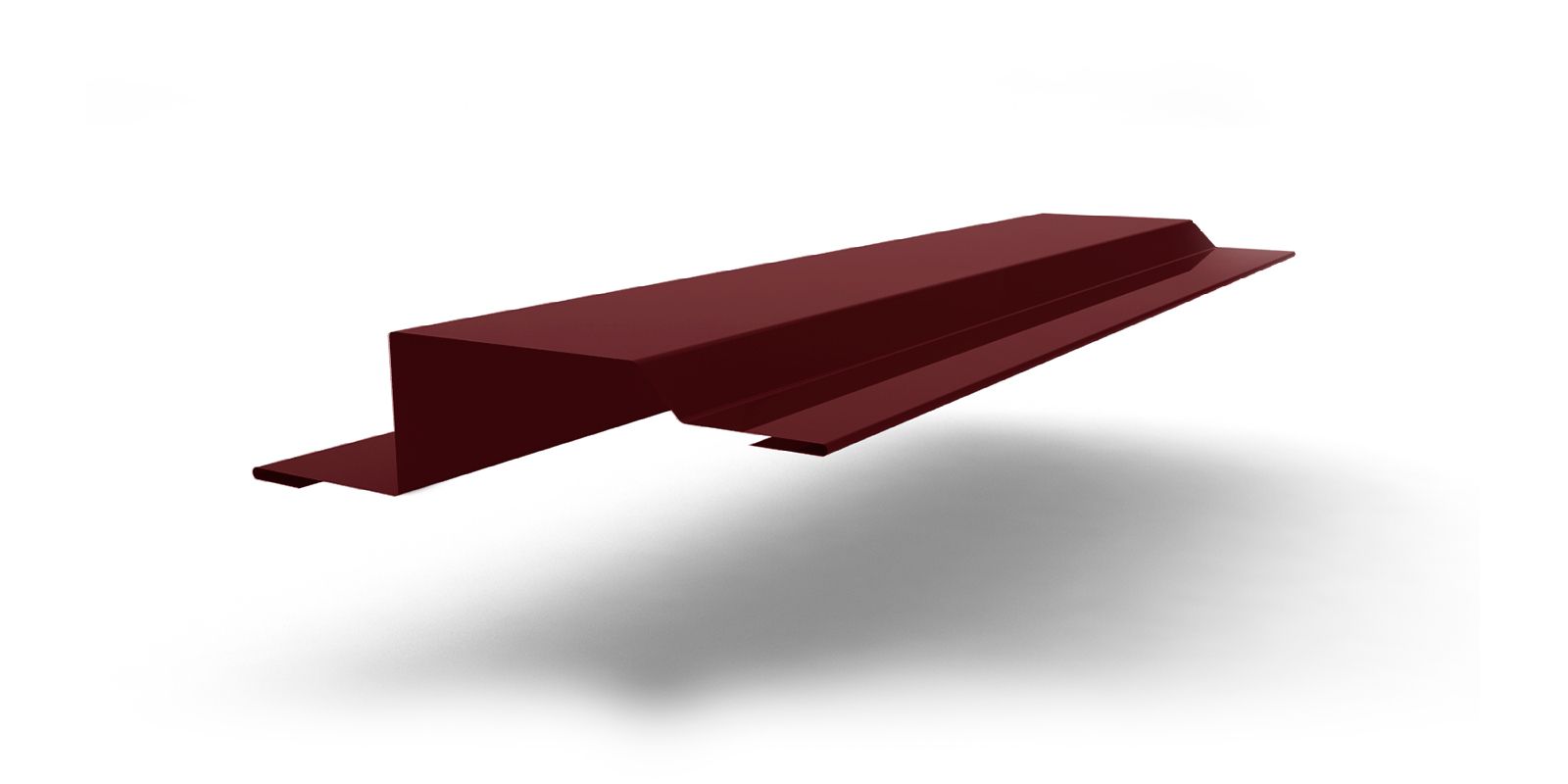 Планка обрамления окна для сэндвич-панелей с покрытием PVDF, цвет RAL 3009 ПрофЛайн, купить Планка обрамления окна для сэндвич-панелей с покрытием PVDF, цвет RAL 3009 в ПрофЛайн