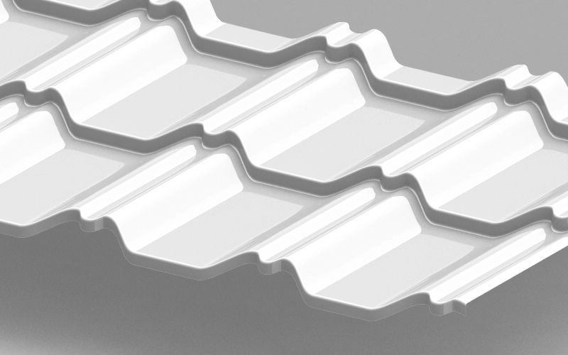 Модульная металлочерепица Kvinta Uno с покрытием Satin®, цвет RAL 9003 ПрофЛайн, купить Модульная металлочерепица Kvinta Uno с покрытием Satin®, цвет RAL 9003 в ПрофЛайн Модульная металлочерепица Kvinta Uno с покрытием Satin®, цвет RAL 9003 ПрофЛайн, купить Модульная металлочерепица Kvinta Uno с покрытием Satin®, цвет RAL 9003 в ПрофЛайн