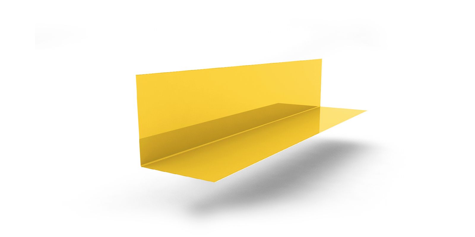 Планка угла внутреннего линеарного 78х78х3000 с покрытием Полиэстер, цвет RAL 1018 ПрофЛайн, купить Планка угла внутреннего линеарного 78х78х3000 с покрытием Полиэстер, цвет RAL 1018 в ПрофЛайн