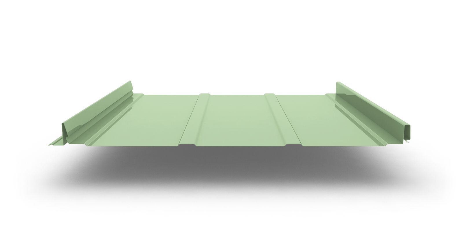 Кликфальц Pro Line с покрытием Полиэстер, толщина 0,45 мм, цвет RAL 6019 ПрофЛайн, купить Кликфальц Pro Line с покрытием Полиэстер, толщина 0,45 мм, цвет RAL 6019 в ПрофЛайн