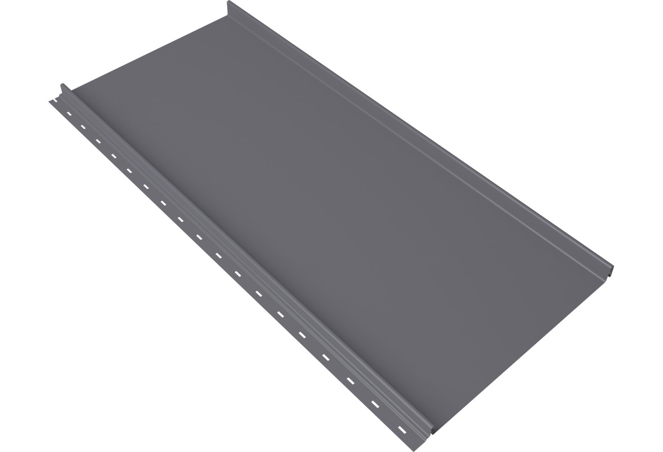 Кликфальц Мини 0,45 Drap ТХ с пленкой на замках RAL 7004 сигнальный серый ПрофЛайн, купить Кликфальц Мини 0,45 Drap ТХ с пленкой на замках RAL 7004 сигнальный серый в ПрофЛайн