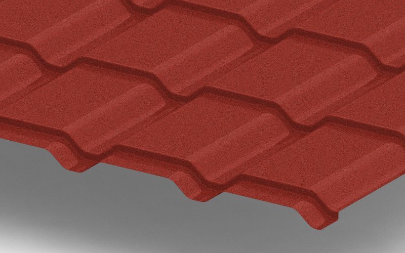 Металлочерепица Quadro Profi с покрытием GreenCoat® Pural Matt®, 0,50 мм, цвет RAL 8004 ПрофЛайн, купить Металлочерепица Quadro Profi с покрытием GreenCoat® Pural Matt®, 0,50 мм, цвет RAL 8004 в ПрофЛайн Металлочерепица Quadro Profi с покрытием GreenCoat® Pural Matt®, 0,50 мм, цвет RAL 8004 ПрофЛайн, купить Металлочерепица Quadro Profi с покрытием GreenCoat® Pural Matt®, 0,50 мм, цвет RAL 8004 в ПрофЛайн