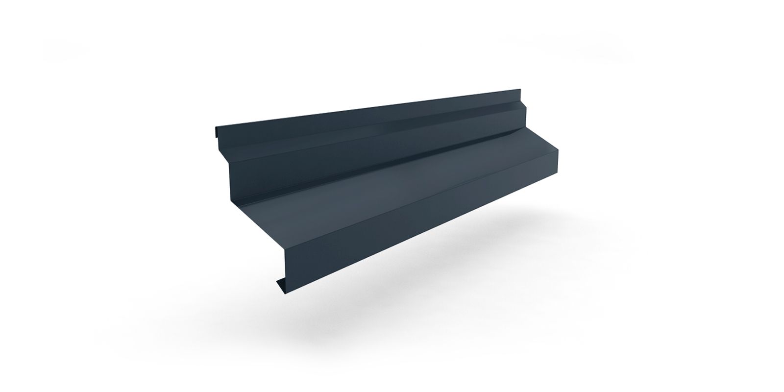 Планка отлива цокольного широкая для сэндвич-панелей с покрытием GreenCoat® Pural®, цвет RR 23 ПрофЛайн, купить Планка отлива цокольного широкая для сэндвич-панелей с покрытием GreenCoat® Pural®, цвет RR 23 в ПрофЛайн