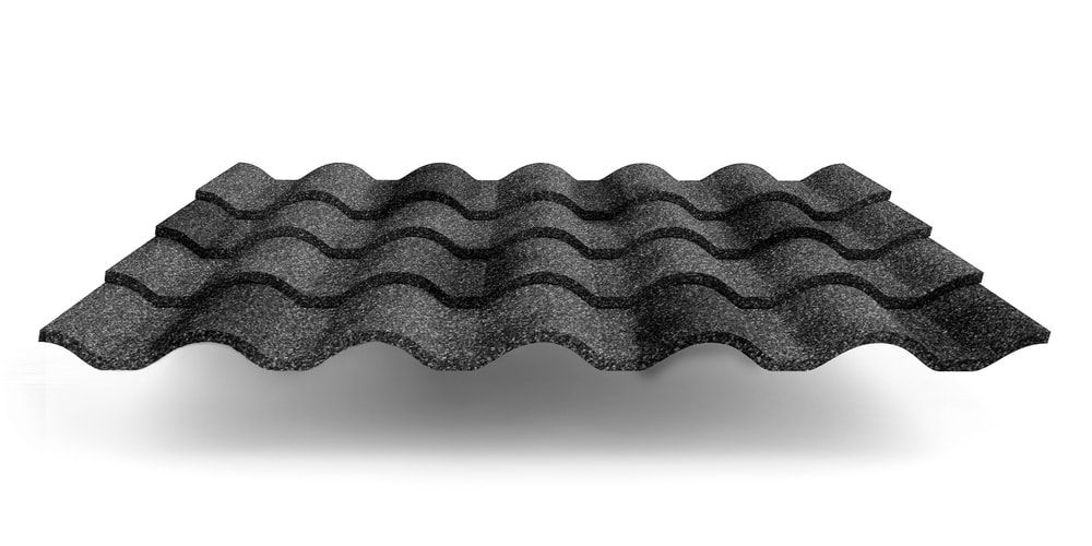Композитная черепица Metrotile Romana, цвет сланцево-серый ПрофЛайн, купить Композитная черепица Metrotile Romana, цвет сланцево-серый в ПрофЛайн