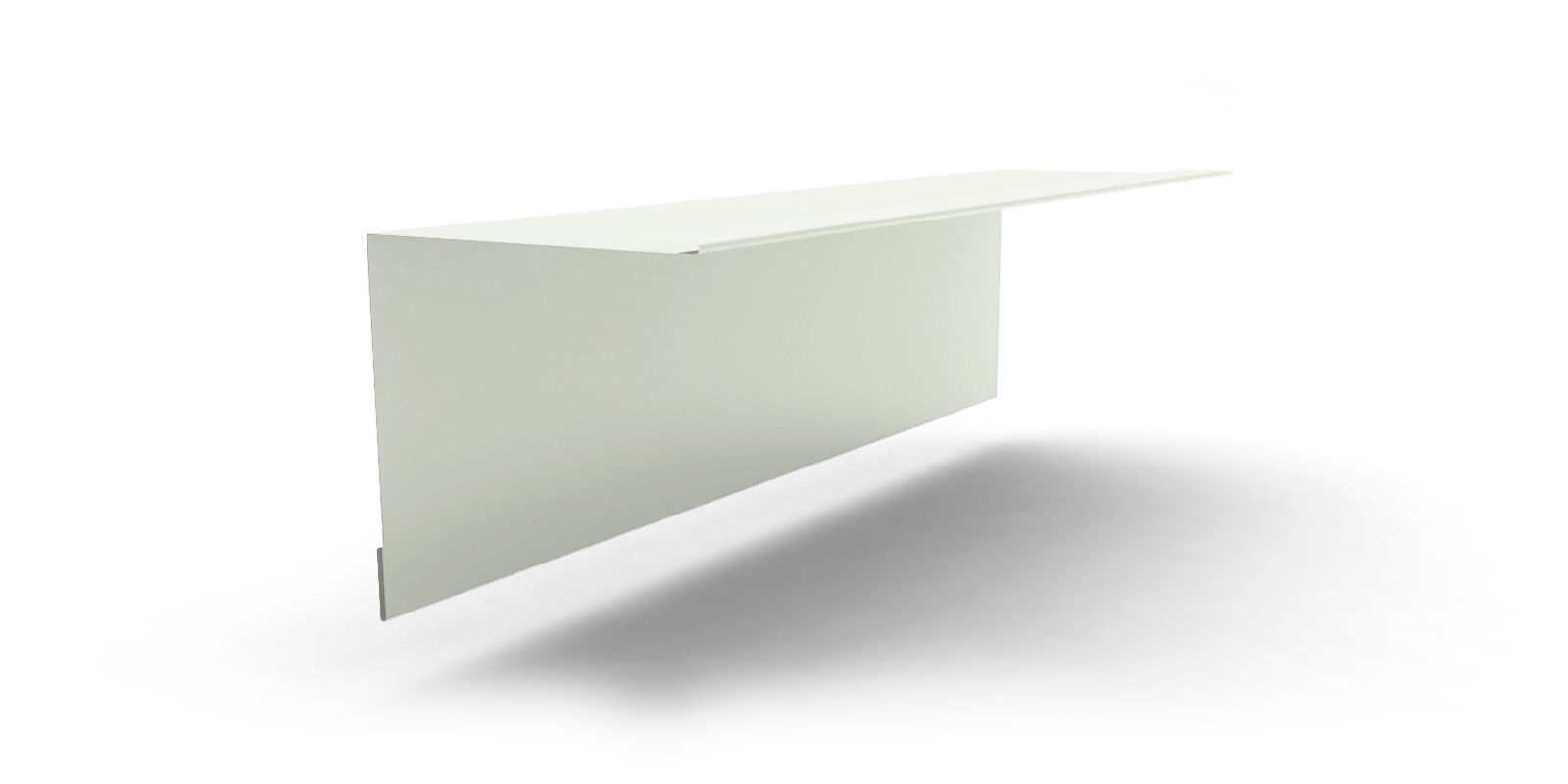 Планка примыкания стены к кровле для сэндвич-панелей с покрытием PVDF, цвет RAL 9002 ПрофЛайн, купить Планка примыкания стены к кровле для сэндвич-панелей с покрытием PVDF, цвет RAL 9002 в ПрофЛайн