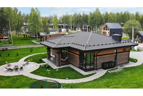 Металлочерепица "Кредо" ("Kredo") v01 0,5 Drap TX RAL 9005 черный ПрофЛайн, купить Металлочерепица "Кредо" ("Kredo") v01 0,5 Drap TX RAL 9005 черный в ПрофЛайн