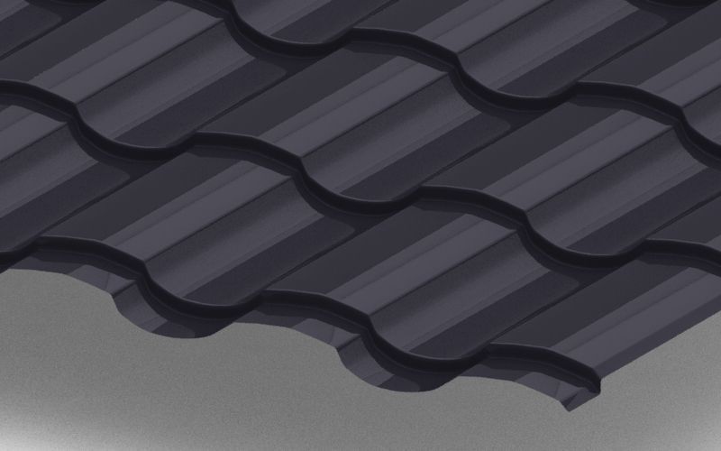 Металлочерепица Монтекристо с покрытием PURMAN®, толщина 0,50 мм, цвет RAL 7024 ПрофЛайн, купить Металлочерепица Монтекристо с покрытием PURMAN®, толщина 0,50 мм, цвет RAL 7024 в ПрофЛайн Металлочерепица Монтекристо с покрытием PURMAN®, толщина 0,50 мм, цвет RAL 7024 ПрофЛайн, купить Металлочерепица Монтекристо с покрытием PURMAN®, толщина 0,50 мм, цвет RAL 7024 в ПрофЛайн
