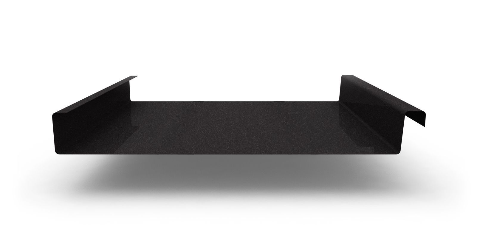 Двойной стоячий фальц гладкий с покрытием VikingMP®, толщина 0,45 мм, цвет RAL 9005 ПрофЛайн, купить Двойной стоячий фальц гладкий с покрытием VikingMP®, толщина 0,45 мм, цвет RAL 9005 в ПрофЛайн