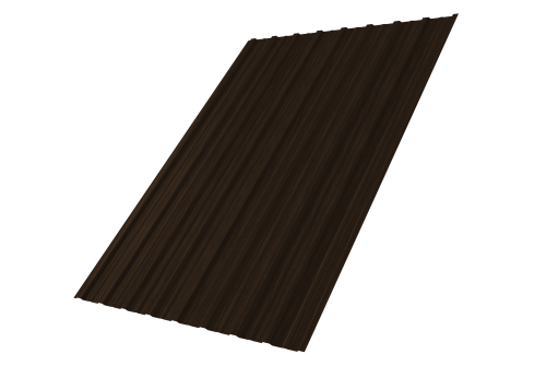 Профнастил С10A Grand Line 0,45 Print Elite Coffee Wood TwinColor Профлайн