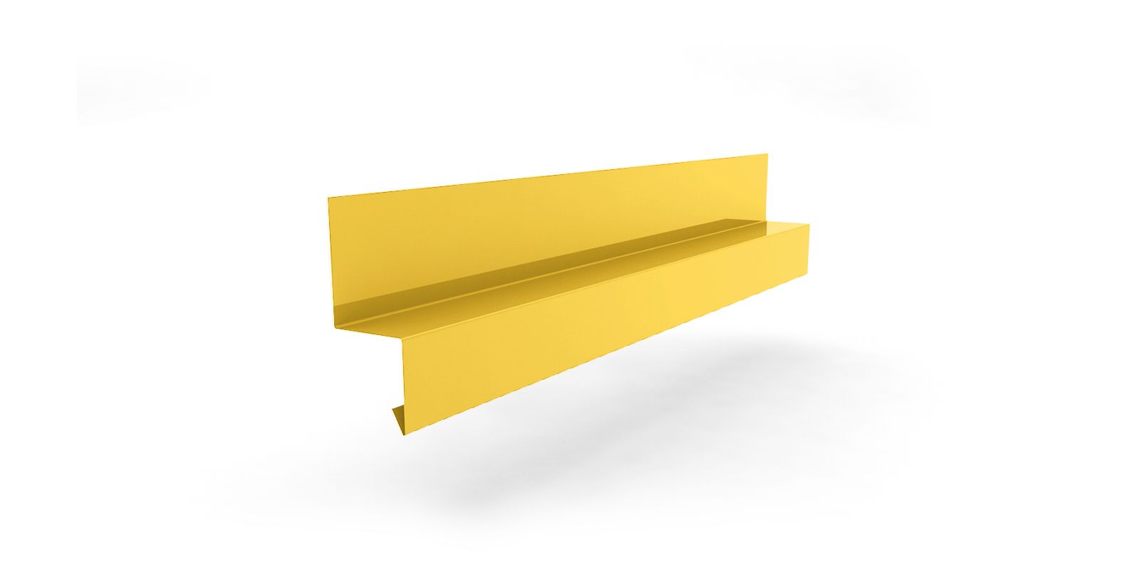 Планка вертикального стыка 30х30х3000 с покрытием PVDF, цвет RAL 1018 ПрофЛайн, купить Планка вертикального стыка 30х30х3000 с покрытием PVDF, цвет RAL 1018 в ПрофЛайн