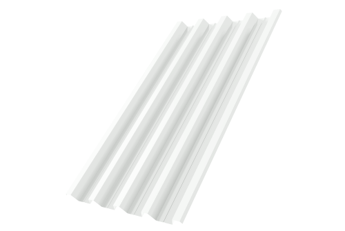 Профнастил Н60R v01 Grand Line 0,7 PE RAL 9003 сигнальный белый Профлайн