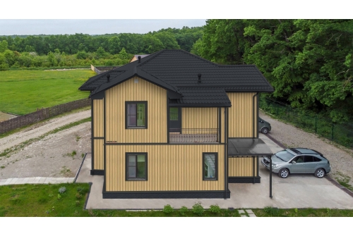 Металлочерепица Классик ("Classic") v01 0,5 Rooftop Бархат RAL 7024 мокрый асфальт ПрофЛайн, купить Металлочерепица Классик ("Classic") v01 0,5 Rooftop Бархат RAL 7024 мокрый асфальт в ПрофЛайн