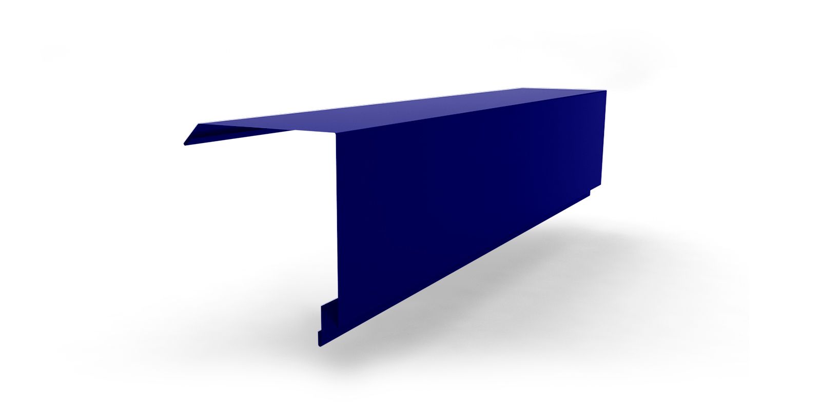 Планка торцевая для сэндвич-панелей с покрытием Полиэстер, цвет RAL 5002 ПрофЛайн, купить Планка торцевая для сэндвич-панелей с покрытием Полиэстер, цвет RAL 5002 в ПрофЛайн