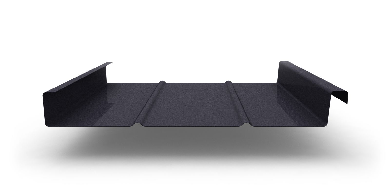 Двойной стоячий фальц Line с покрытием Drap®, толщина 0,45 мм, цвет RAL 7024 ПрофЛайн, купить Двойной стоячий фальц Line с покрытием Drap®, толщина 0,45 мм, цвет RAL 7024 в ПрофЛайн