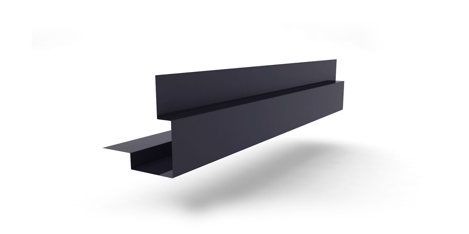 Планка угла наружного линеарного 75х75х3000 с покрытием Полиэстер, цвет RAL 7024 ПрофЛайн, купить Планка угла наружного линеарного 75х75х3000 с покрытием Полиэстер, цвет RAL 7024 в ПрофЛайн