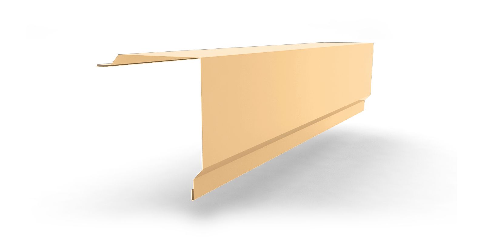 Планка угла наружного для сэндвич-панелей с покрытием PVDF, цвет RAL 1014 ПрофЛайн, купить Планка угла наружного для сэндвич-панелей с покрытием PVDF, цвет RAL 1014 в ПрофЛайн