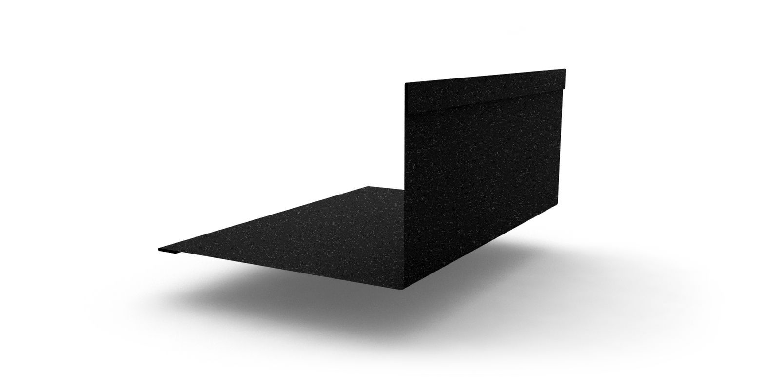 Планка примыкания к стене фальц с покрытием GreenCoat® Pural Matt®, цвет RR 33 ПрофЛайн, купить Планка примыкания к стене фальц с покрытием GreenCoat® Pural Matt®, цвет RR 33 в ПрофЛайн