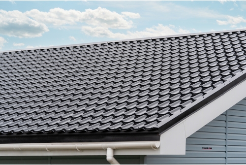 Металлочерепица Классик ("Classic") v02 0,5 Satin RAL 9005 черный ПрофЛайн, купить Металлочерепица Классик ("Classic") v02 0,5 Satin RAL 9005 черный в ПрофЛайн