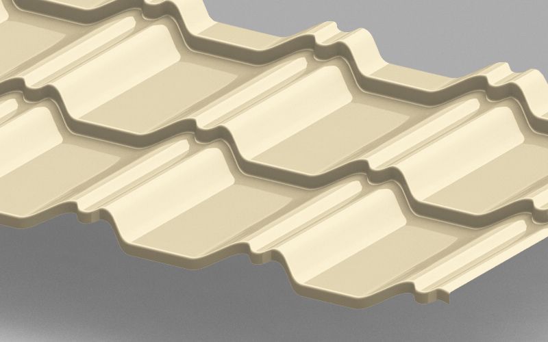 Модульная металлочерепица Kvinta Uno с покрытием Satin®, цвет RAL 1015 ПрофЛайн, купить Модульная металлочерепица Kvinta Uno с покрытием Satin®, цвет RAL 1015 в ПрофЛайн Модульная металлочерепица Kvinta Uno с покрытием Satin®, цвет RAL 1015 ПрофЛайн, купить Модульная металлочерепица Kvinta Uno с покрытием Satin®, цвет RAL 1015 в ПрофЛайн